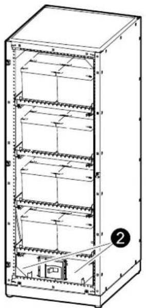 APC Symmetra PX 96/160KW - GEFAHR VON STROMSCHLAG, EXPLOSION ODER LICHTBOGENENTLADUNG - 1