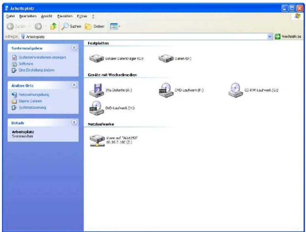 Allnet ALL6260 - Zugriff auf einen Ordner (Folder) durch Einrichtung eines Netzlaufwerks (Windows XP) - 5