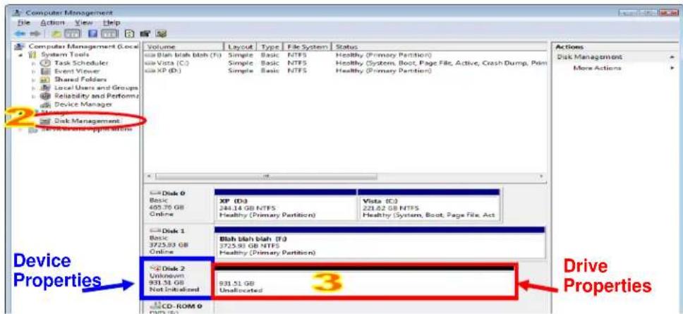 CRU RAX210-QJp - Formatting a drive - 1