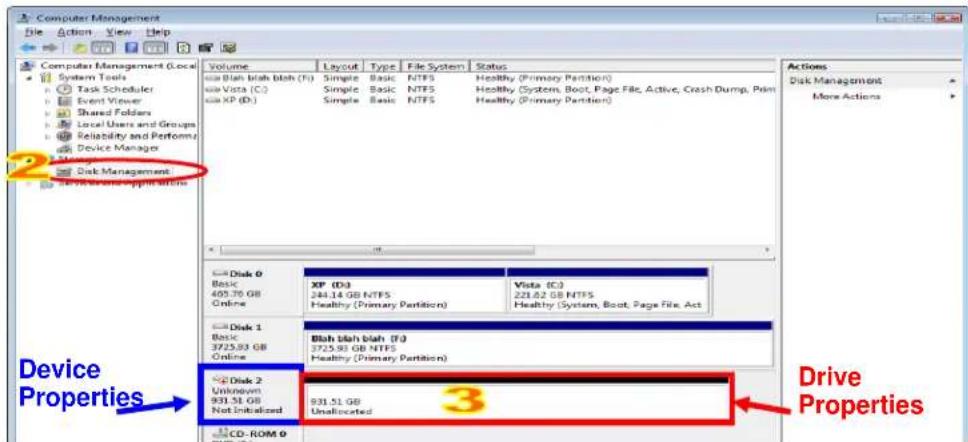 CRU RAX211-QJ - Formatting a drive - 1