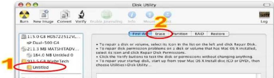 CRU RAX211-QJ - Formatting a drive - 1