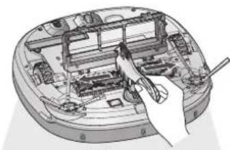 LG VRE705RRC - REINIGUNG DER BÜRSTE - 7