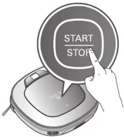 LG VRD820MRPC - Die Tasten am HomBot verwenden - 1