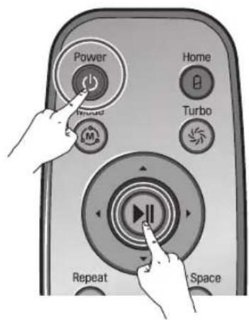 LG VRD820MRPC - Verwendung der Fernbedienung - 1