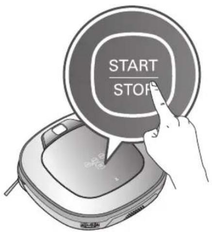 LG HomBot 3.0 VR6260LVM - Einschalten aus dem Stand-by Modus. - 1