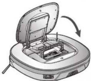 LG HomBot 3.0 VR6260LVM - Staubbehälter überprüfen. - 1