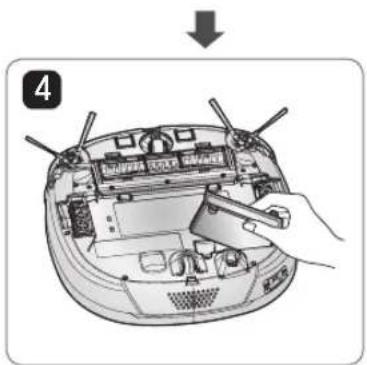 LG HomBot 3.0 VR6260LVM - De/- Montage der Batterie - 10