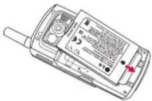 LG V9000 - Akku einsetzen - 1