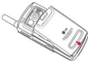 LG V9000 - Install the battery. - 3