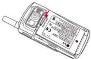 LG V9000 - Akku einsetzen - 2