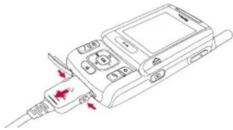 LG V9000 - Disconnecting the charger - 1