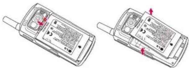 LG V9000 - To remove the battery - 2
