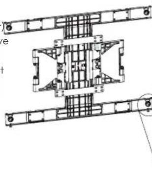 LG PSW400BG - How to assemble the wall mount support and display - 4