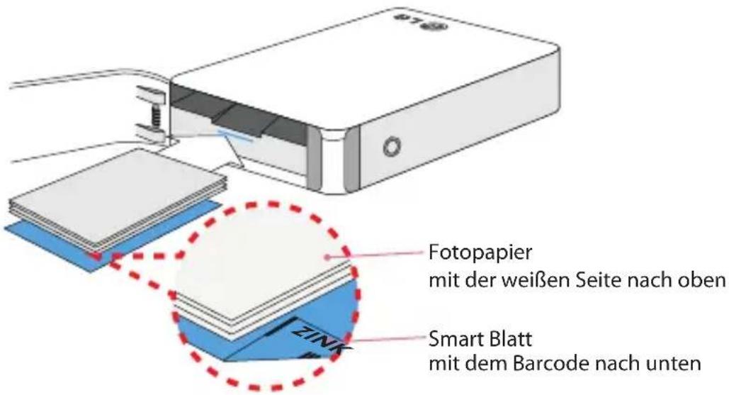LG Pocket Photo PD221 - SCHRITT 3 Fotopapier einlegen - 2