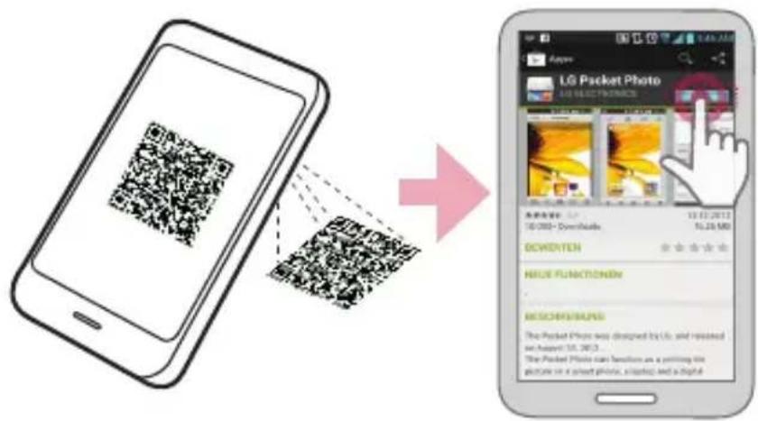 LG Pocket Photo PD221 - Mittels QR-Code - 1
