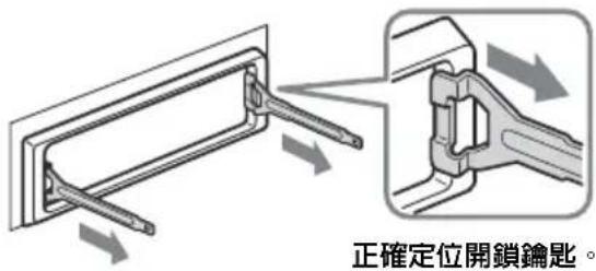 正確定位開鎖鑰匙。