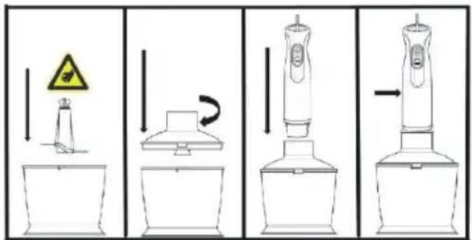 GORENJE HBX884QE - Tocător universal - 1