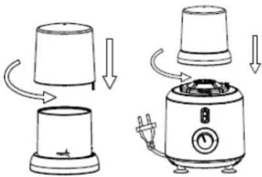 GORENJE B600WG - Gebrauch der Kaffeemühle - 1