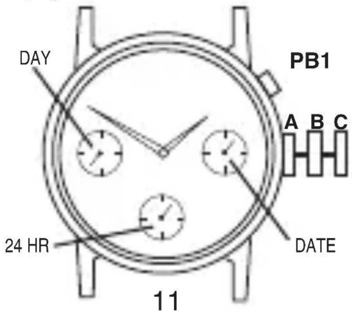 Sekonda Casual 1369 - E.L.D.DISPLAY: - 1