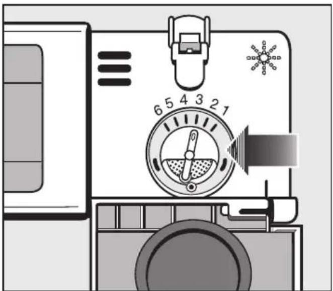 MIELE G 3152-55 i Special Plus - Dosiermenge für Klarspüler einstellen - 1