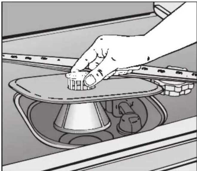 MIELE G 3152-55 i Special Plus - Siebe im Spülraum reinigen - 2
