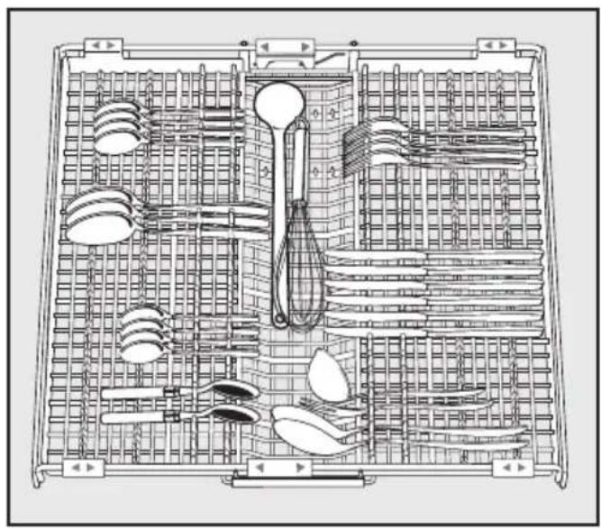 MIELE G 16992-60 SCVi K2O - Geschirr und Besteck einordnen - 1