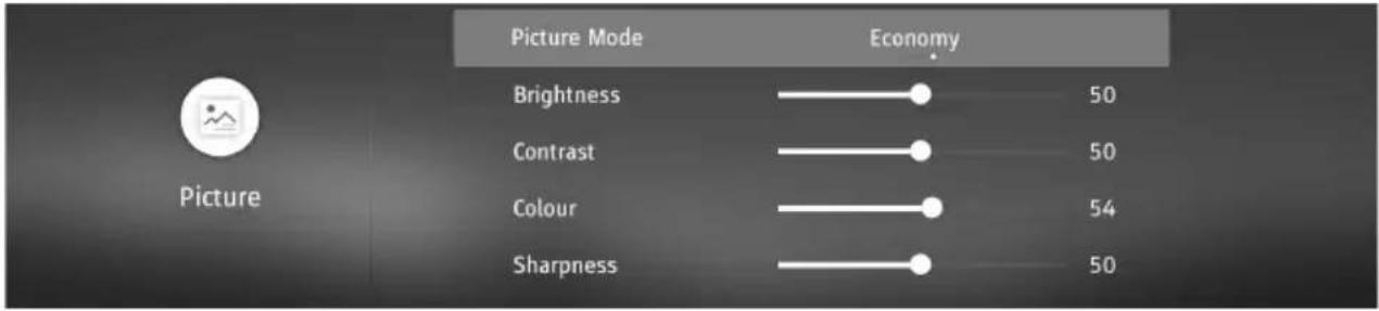 SHARP 4T-C50BJ2KE2FB - PICTURE MENU - 1