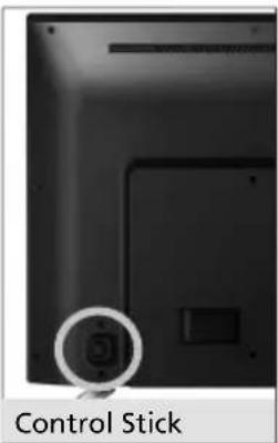 SHARP 4T-C50BJ2KE2FB - TV CONTROL STICK AND INPUT SOURCE MENU - 1