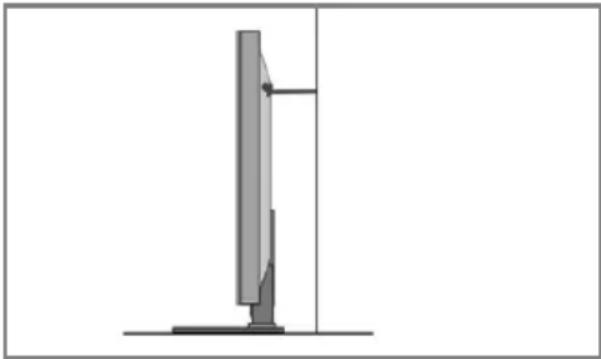 SHARP 4T-C40BJ3KF2FB - Securing the TV to a wall with anti-tip straps - 2