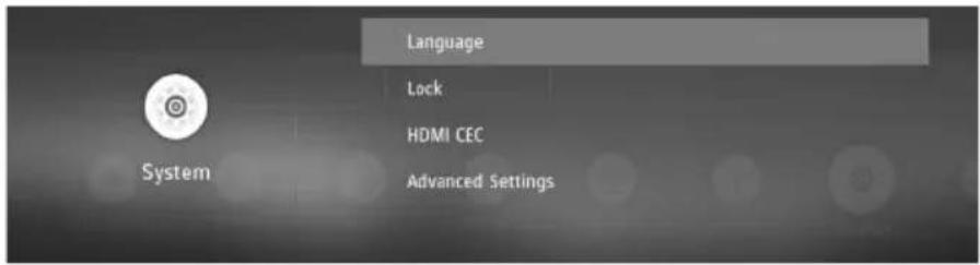 SHARP 4T-C40BJ3KF2FB - SYSTEM MENU - 1