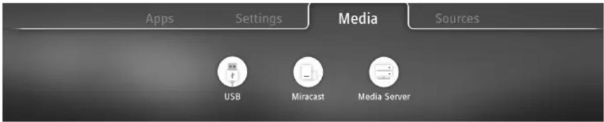 SHARP 1T-C32BC5KH2FB - MEDIA MENU - 1