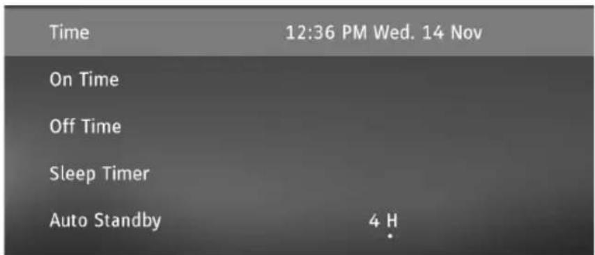 SHARP 1T-C32BC5KH2FB - TIME MENU - 1