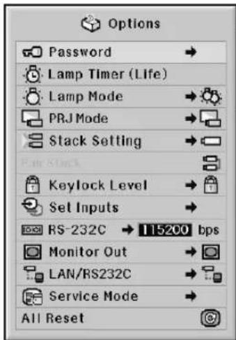 SHARP XG-PH50X - Setting a Password - 1