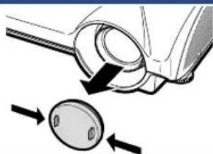 SHARP XG-PH50X - Remove the lens cap and turn the projector on - 1