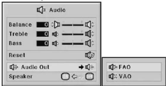 SHARP XG-PH50X - Setting the Audio Output Type - 1