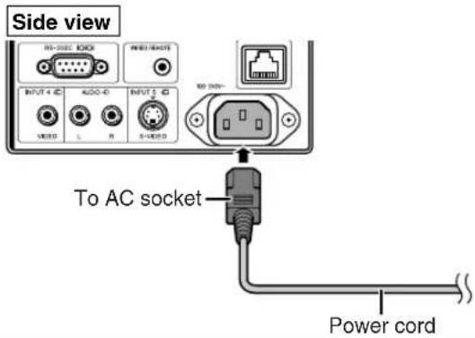 SHARP XG-PH50X - Turning the Power Off (Putting the Projector into Standby Mode) - 3