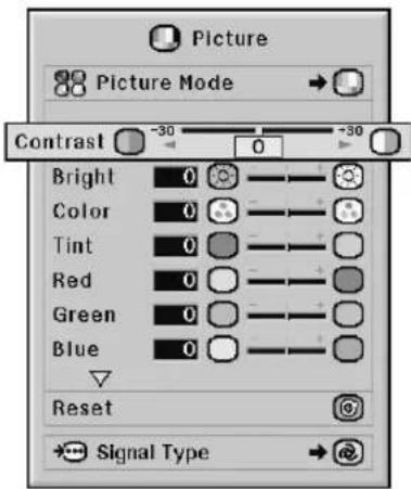 SHARP XG-PH50X - Adjusting the Image - 1