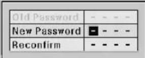SHARP XG-PH50X - Setting a Password - 2