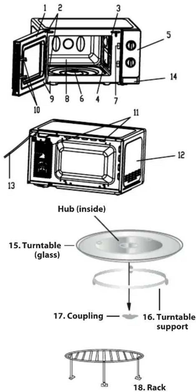 SHARP R-600Z(S) - SPECIFICATIONS - 1