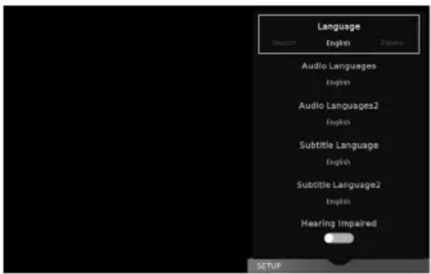 SHARP LC-55UI7352K - SETTINGS - SETUP MENU - 1