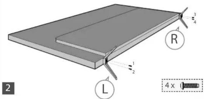 SHARP LC-55CFG6452K - 4x - 3