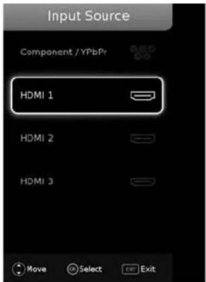 SHARP LC-55CFE6352K - Choosing Mode Input/Source - 1