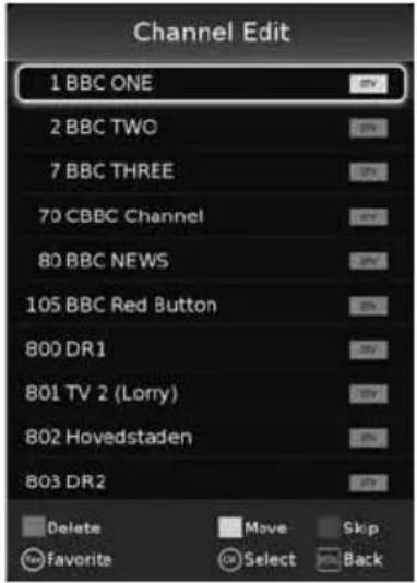 SHARP LC-50CFE5101K - CHANNEL MENU - 3