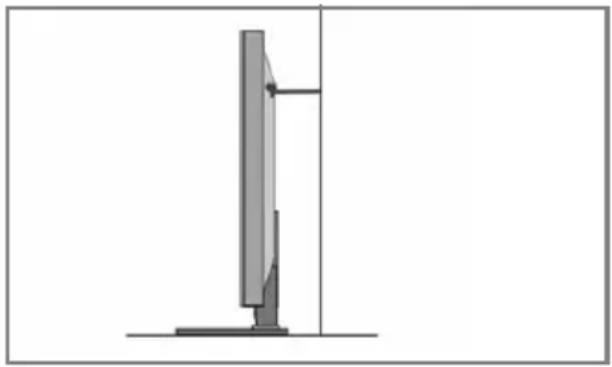 SHARP LC-50CFE5101K - Securing the TV to a wall with anti-tip straps - 2
