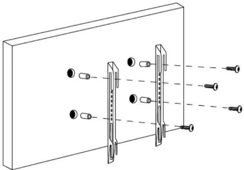 SHARP LC-49UI7352K - SECURING THE TV TO A WALL - 3