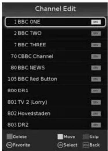 SHARP LC-49SFE7451K - CHANNEL MENU - 3