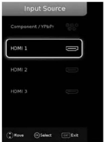 SHARP LC-49SFE7451K - Choosing Mode Input/Source - 1