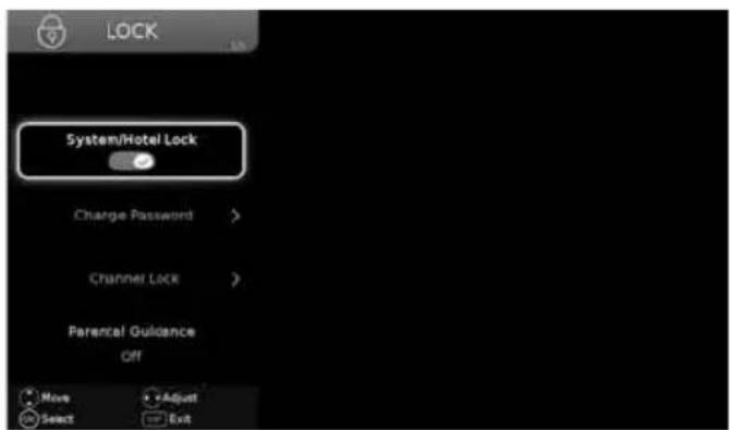 SHARP LC-49CFE6242K - LOCK MENU - 1