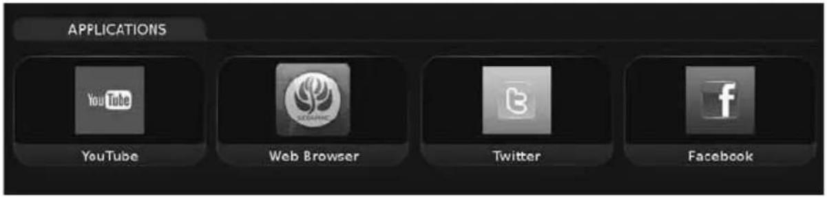 SHARP LC-49CFE6242K - APPLICATIONS MENU - 3