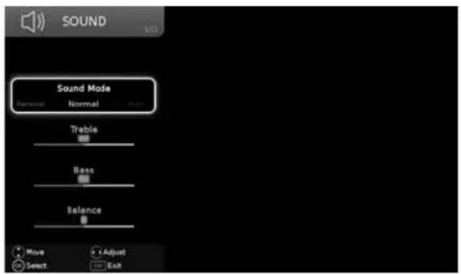 SHARP LC-49CFE6242K - SOUND MENU - 1